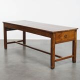 Antique French Dining Table in Fruitwood from the 18th Century