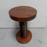 Vintage round sidetable