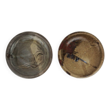 two small earthenware dishes by Heraud and the Pottery of Sancerre