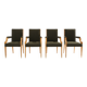 Set de fauteuils en frêne Néoclassiques d’André Arbus 1940