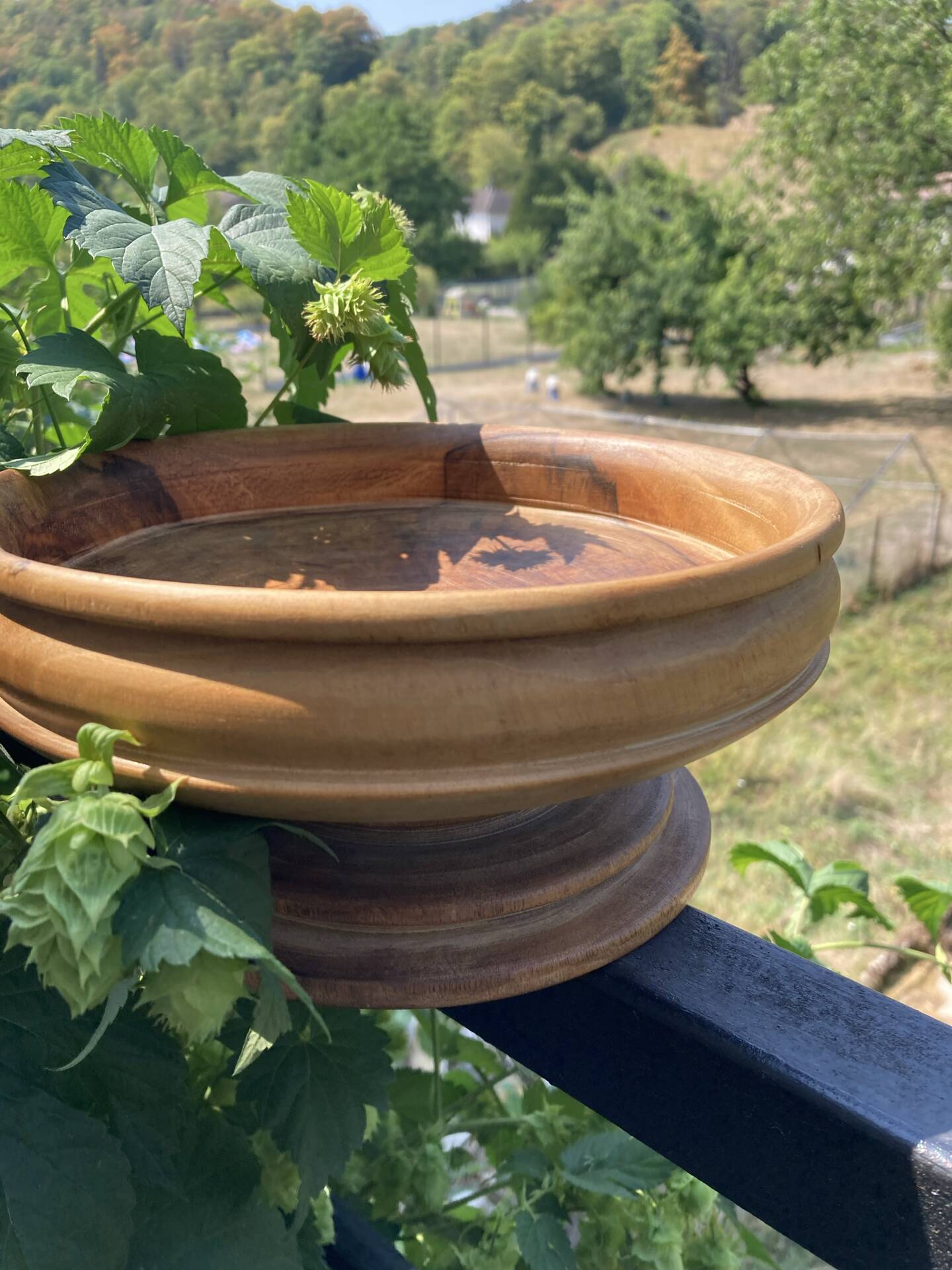 Bol en bois tourné artisanat Haut Marnais