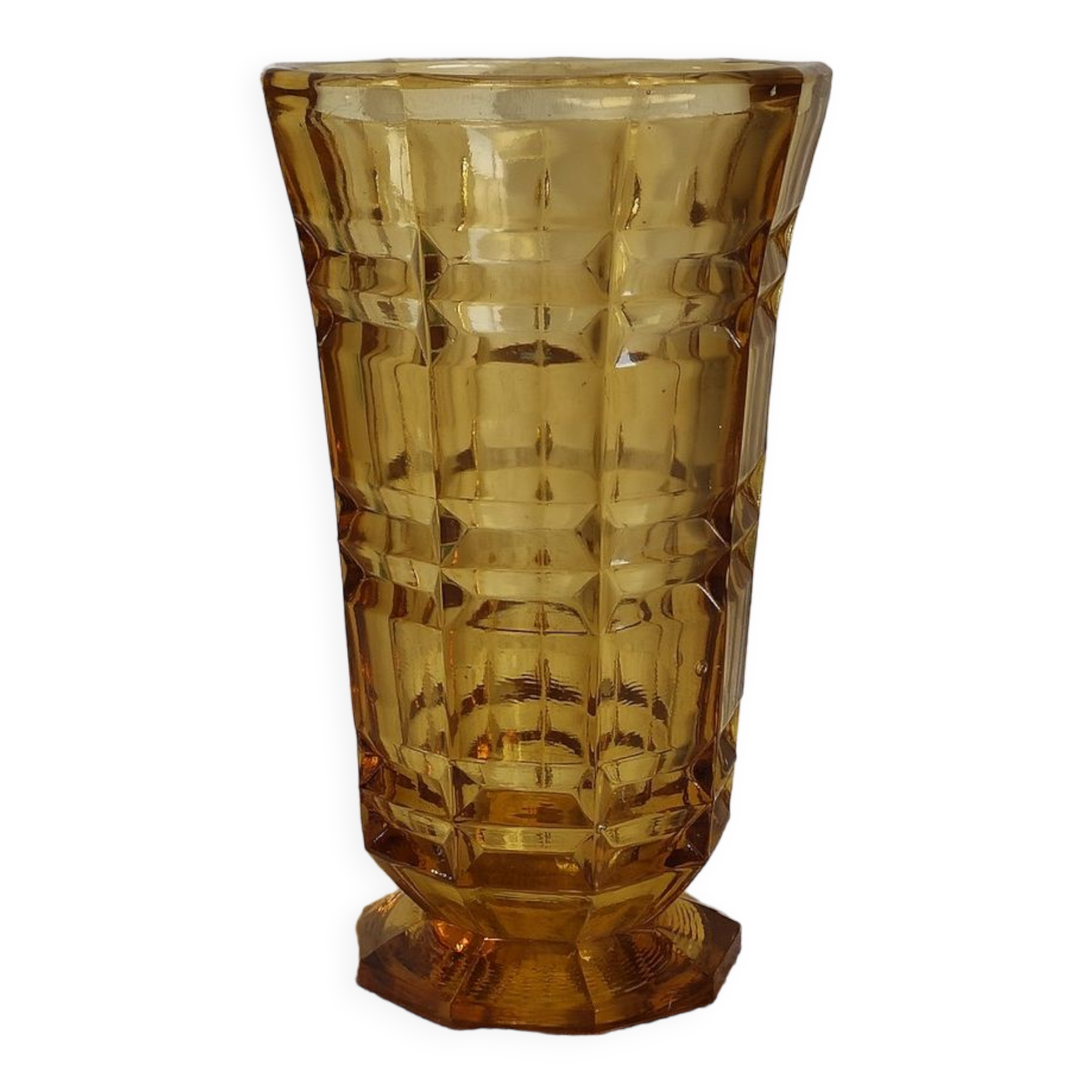 Art Deco vase honey