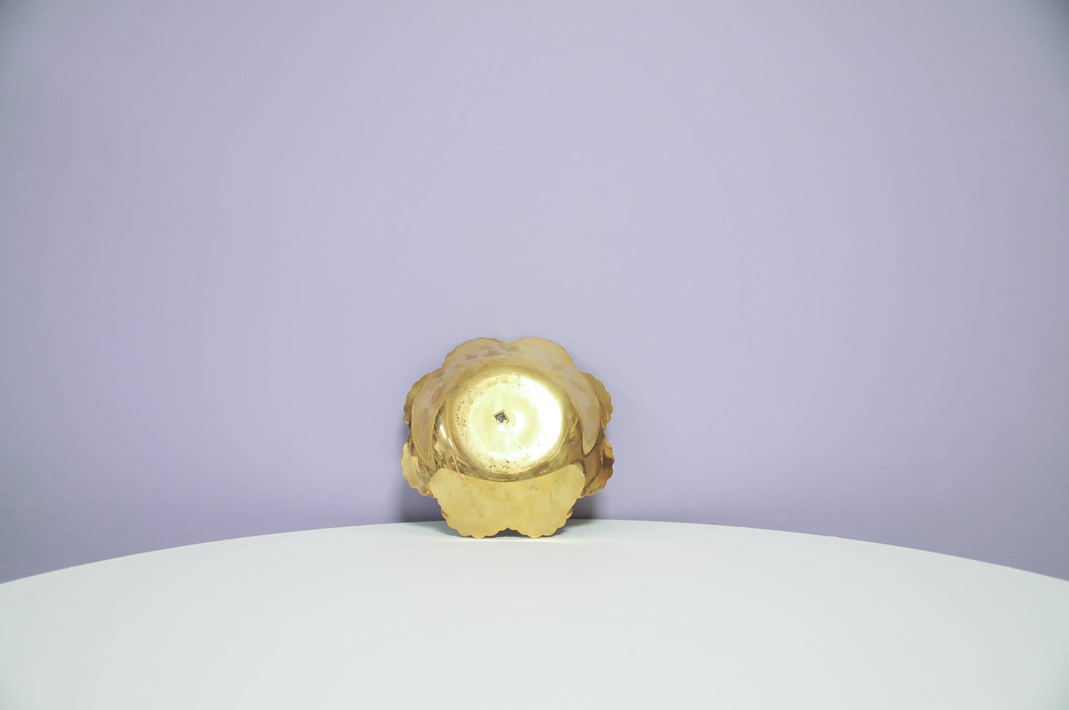 Solid copper decorative bowl