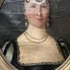 Oil on canvas "Bust of a Woman" 19th century