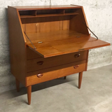 Teak Secretaire by Kai Kristiansen for Feldballes Møbelfabrik, 1960s