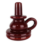 Vintage Saint Clément ceramic candlestick