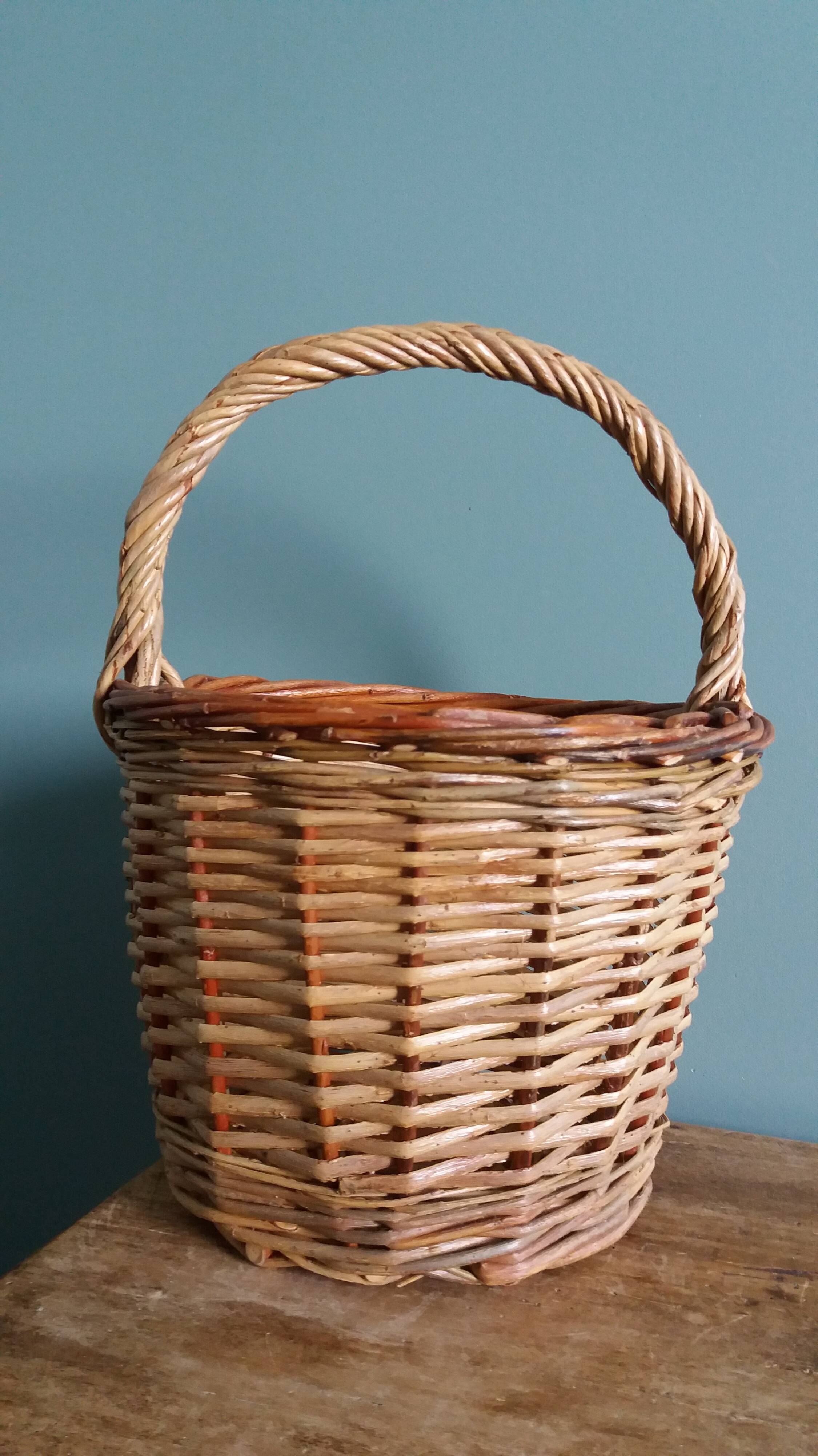 Panier à anse en osier