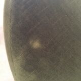 Green velvet toad chair