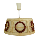 Suspension rda scandinave en laine et bois