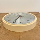 Vintage Beige Bakelite Wall Clock from Westclox , 1970s