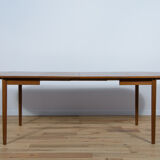 Table à manger extensible en teck danois, années 1960