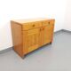 Charlotte Perriand vintage storage furniture Les Arcs from the 1960s in pine.