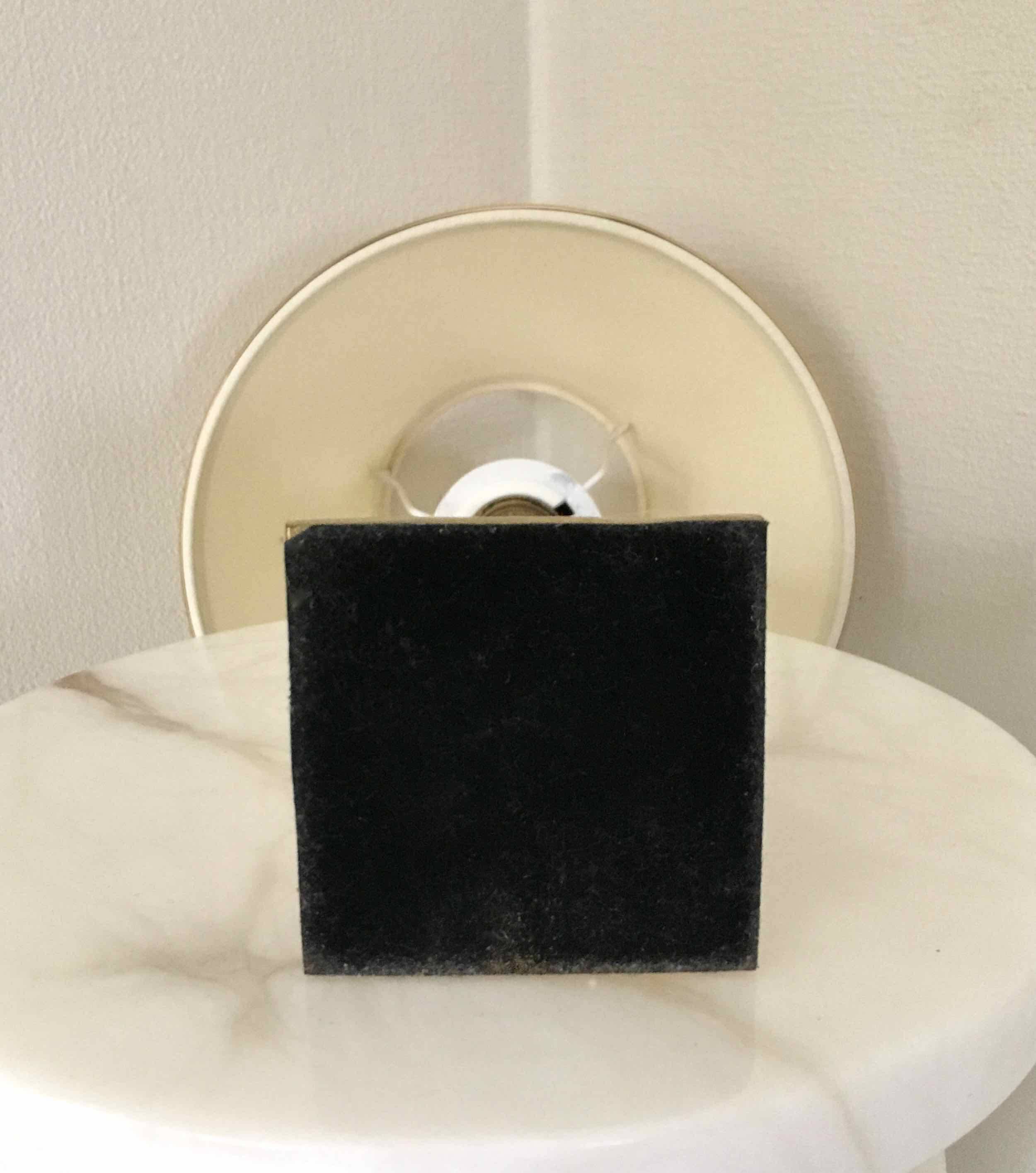 Brass base bedside lamp