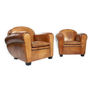 2 fauteuils club Art - van