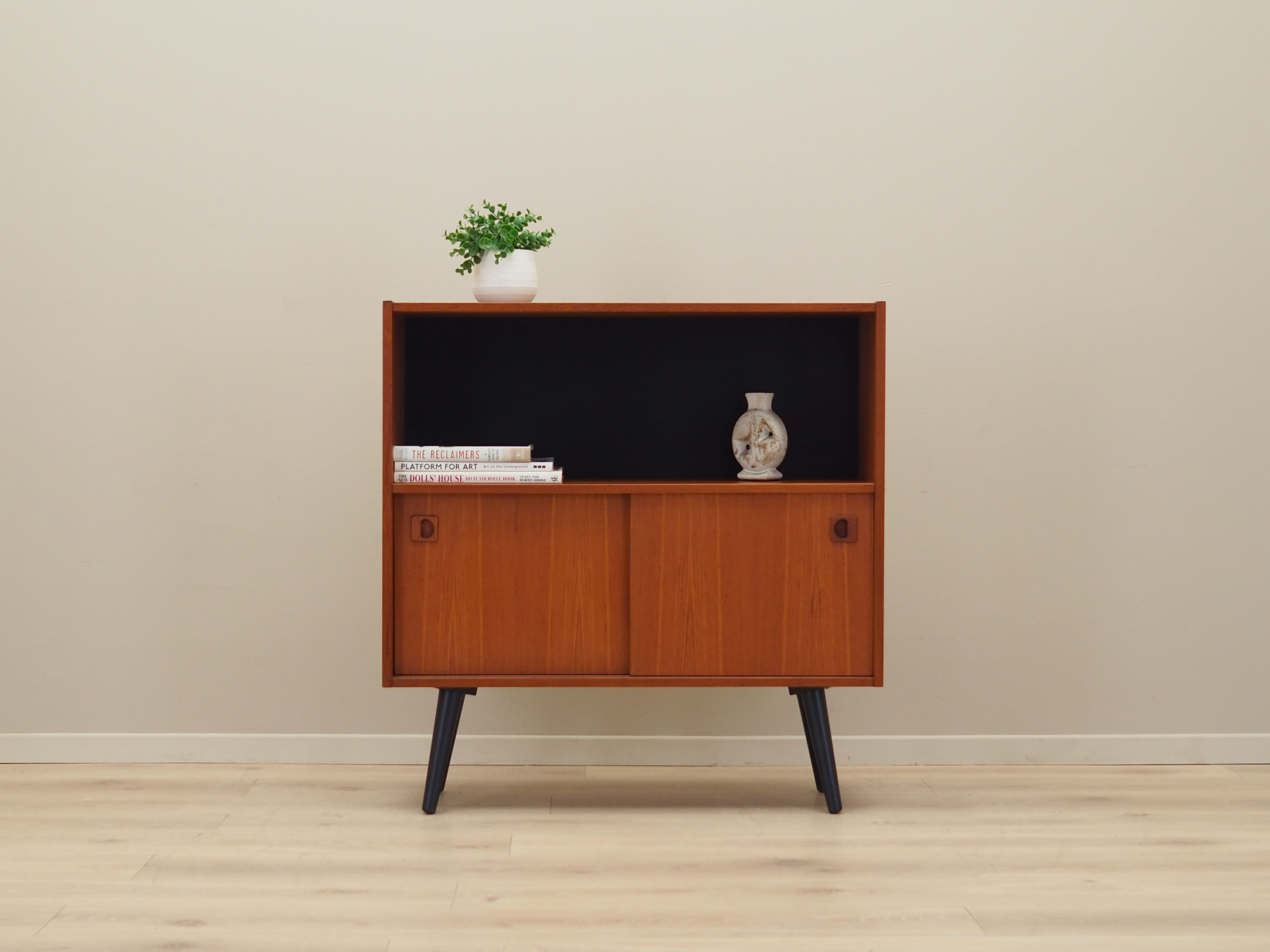 Teak bookcase, danish design, 1970s, production: denmark