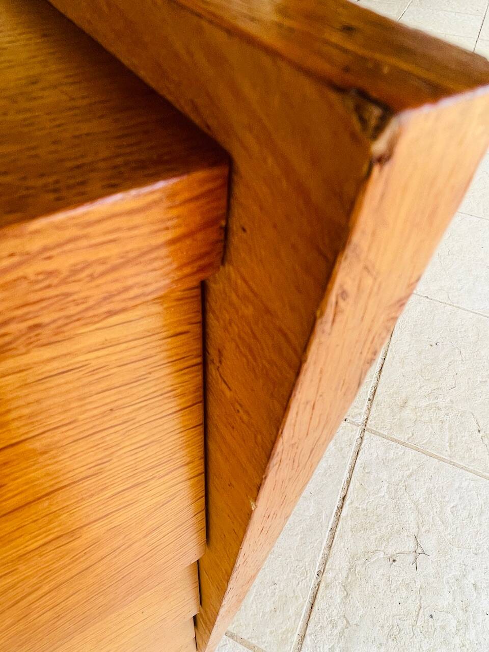 Vintage 4-drawer chest of drawers by Capelle, circa 1960s