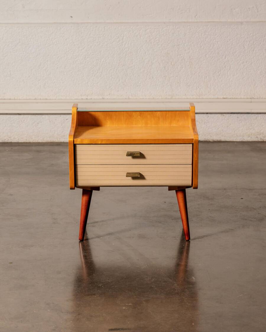 Vintage bedside table