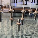 Set of 3 modular candle holders, NAGEL BMF vintage 1970 variant