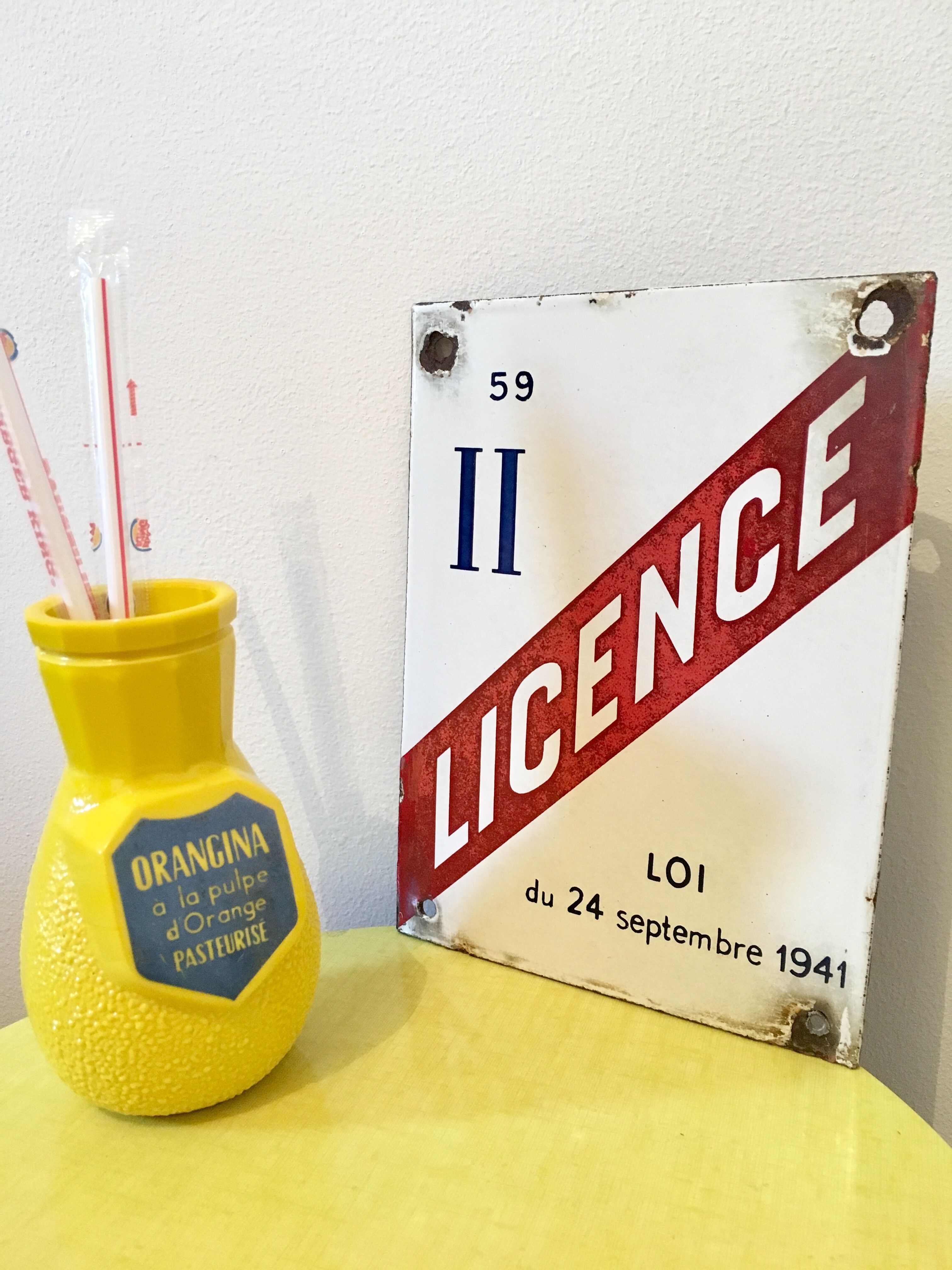 Enamelled plate license II Act of 1941