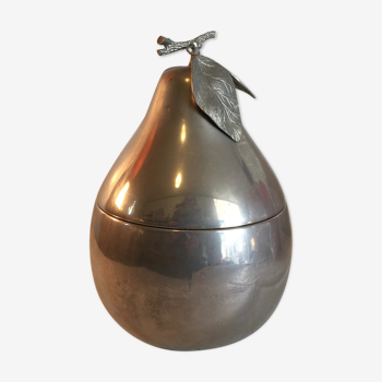 Freddotherm silver metal pear