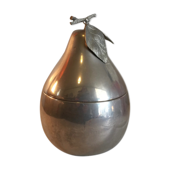 Freddotherm silver metal pear