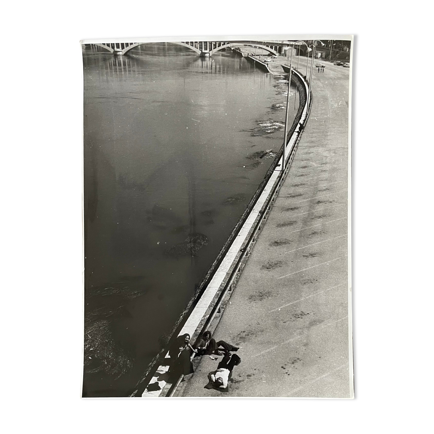 Photograph black and white silver print circa 1970