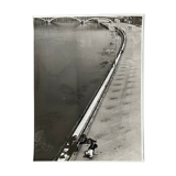 Photograph black and white silver print circa 1970