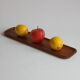 Teak wooden serving tray by Karl Holmberg, Sweden 1960s.