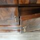 Exclusive 1940s Art Decò sideboard in walnut burl with mirror
