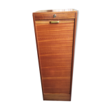 Wooden curtain filing cabinet, good general condition some traces of wear.