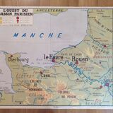 Old school map alpes