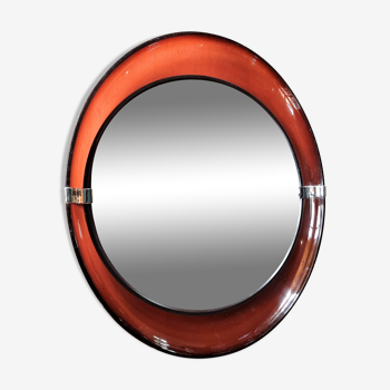 Vintage oval mirror from the 70s