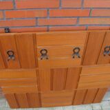 Portemanteau scandinave en teck 1960