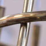 Chandelier 6 fires in perforated metal 50s