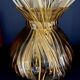 Cut glass vase