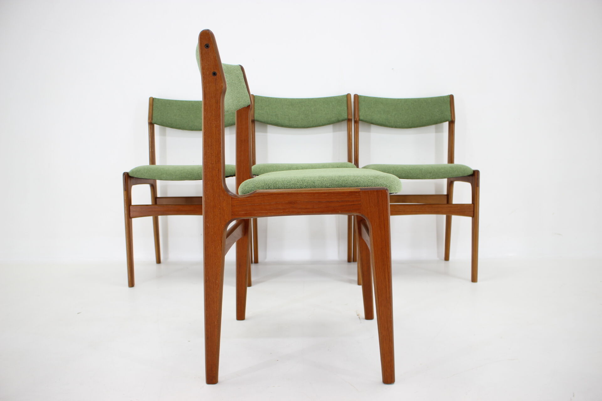 1960s Danish Teak Dining Chairs, Set of 4