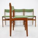 1960s Danish Teak Dining Chairs, Set of 4