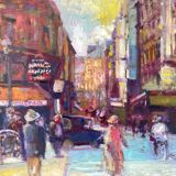 Parisian landscape signed Landauer