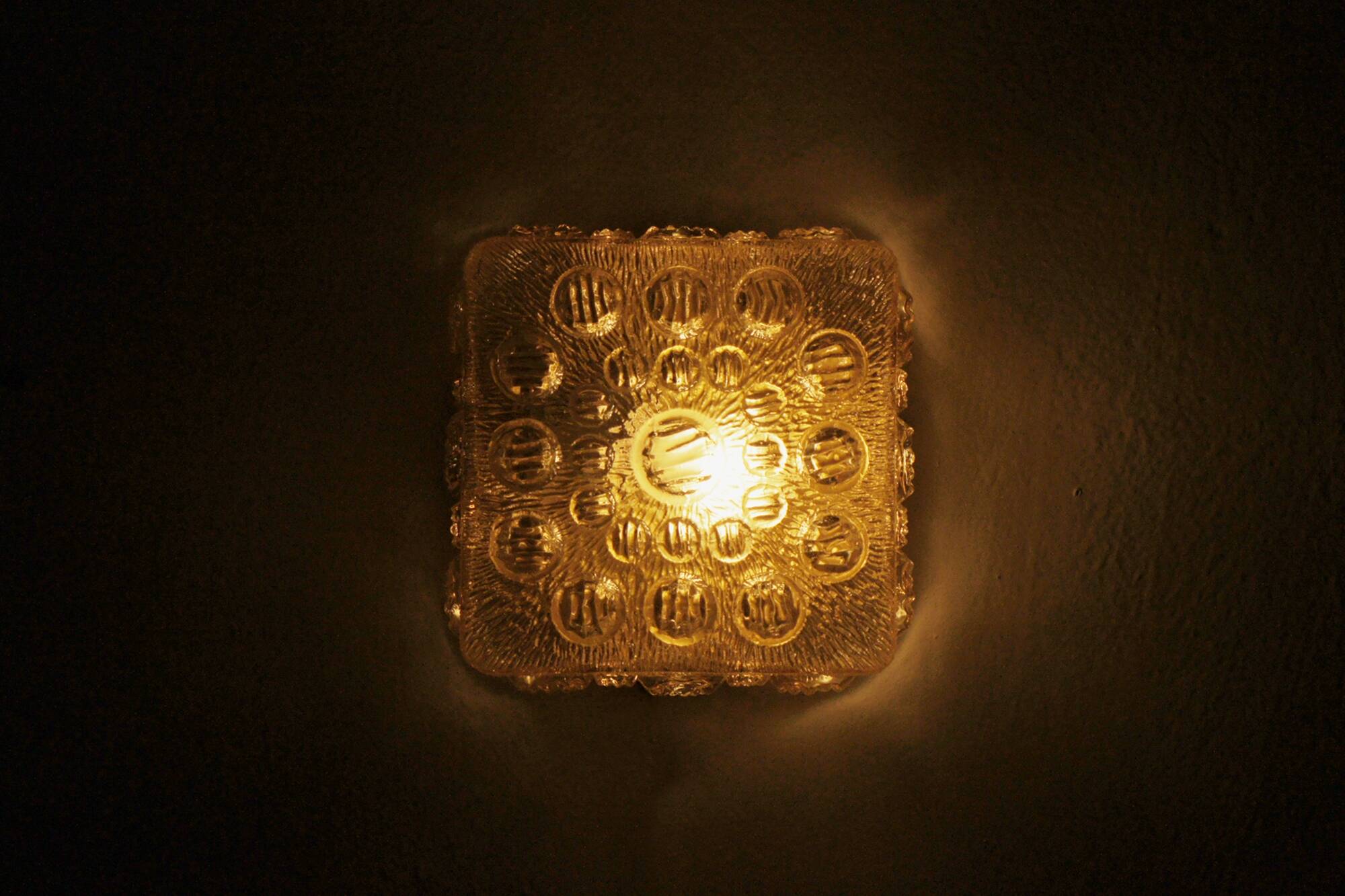 Mid-Century Glass Sconce, 1960s