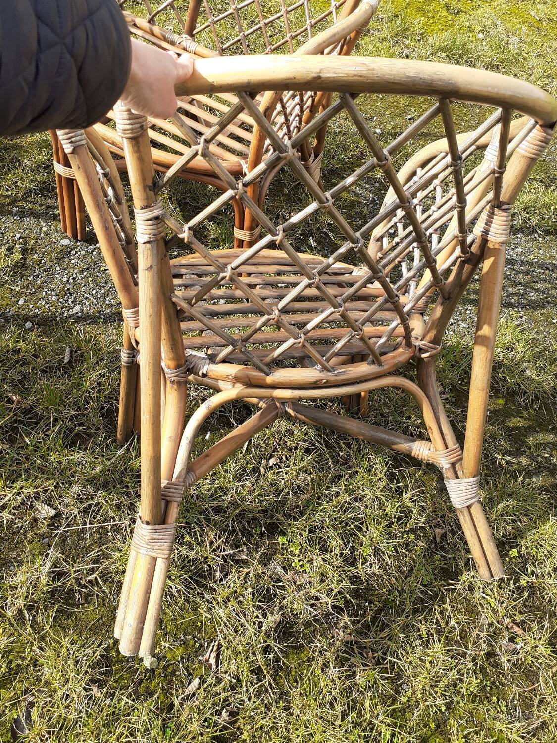 Rattan lounge