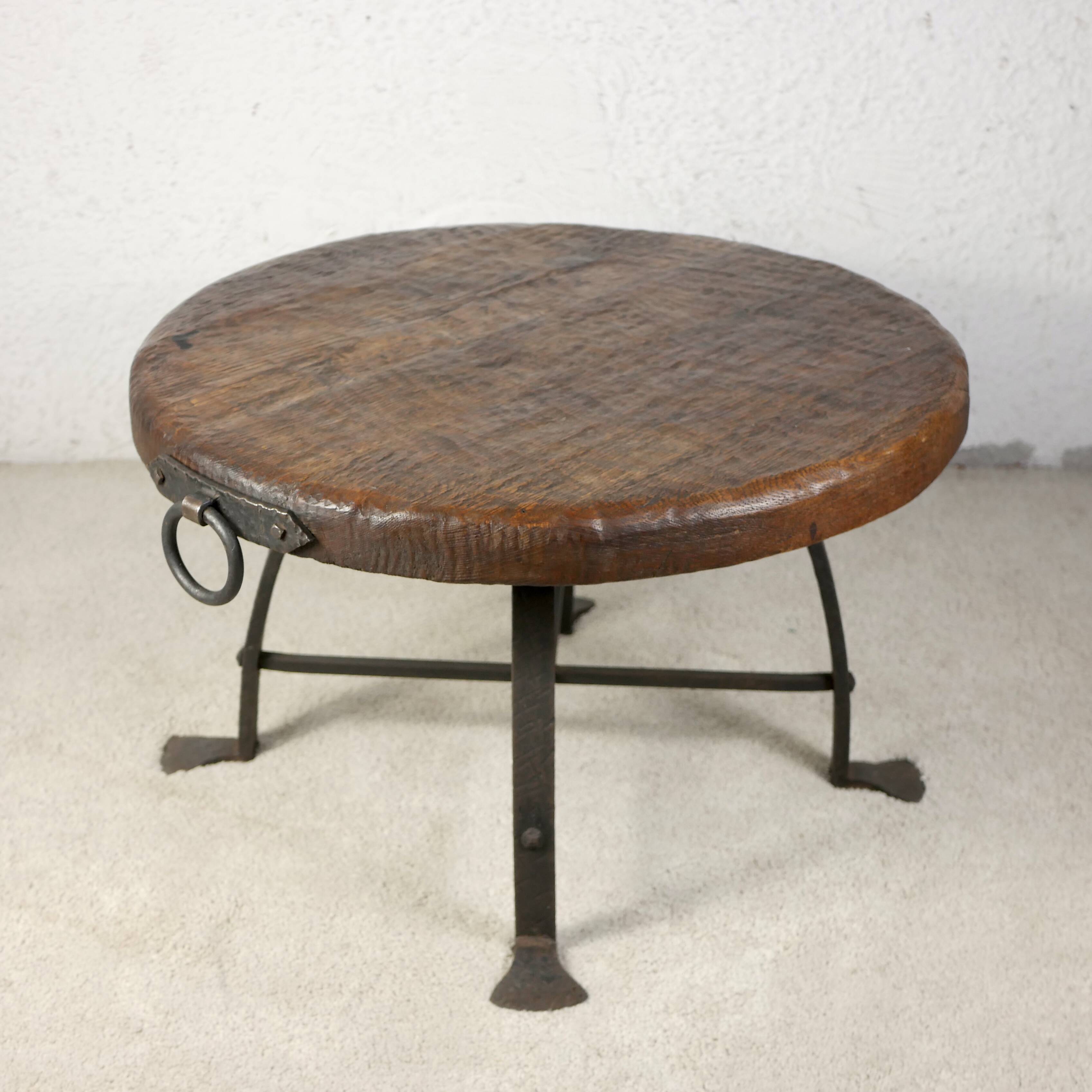 Brutalist round table