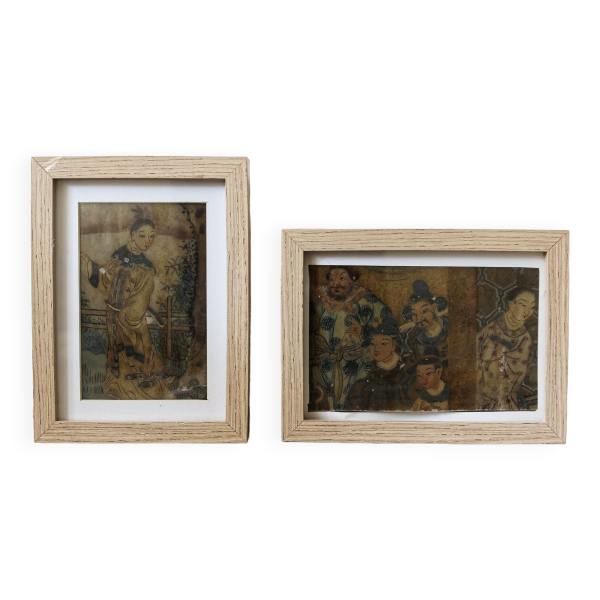 Alabaster paintings, China, 19th century