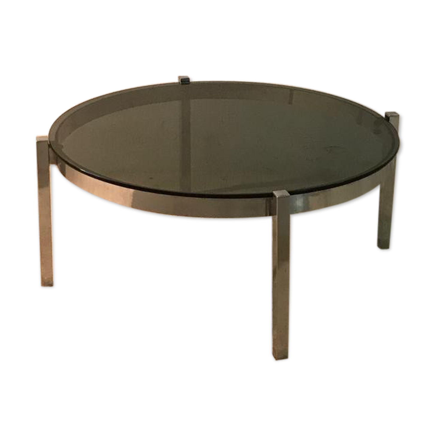 70s round coffee table