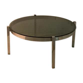 Table basse ronde années 70