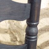 6 straw chairs with high backs