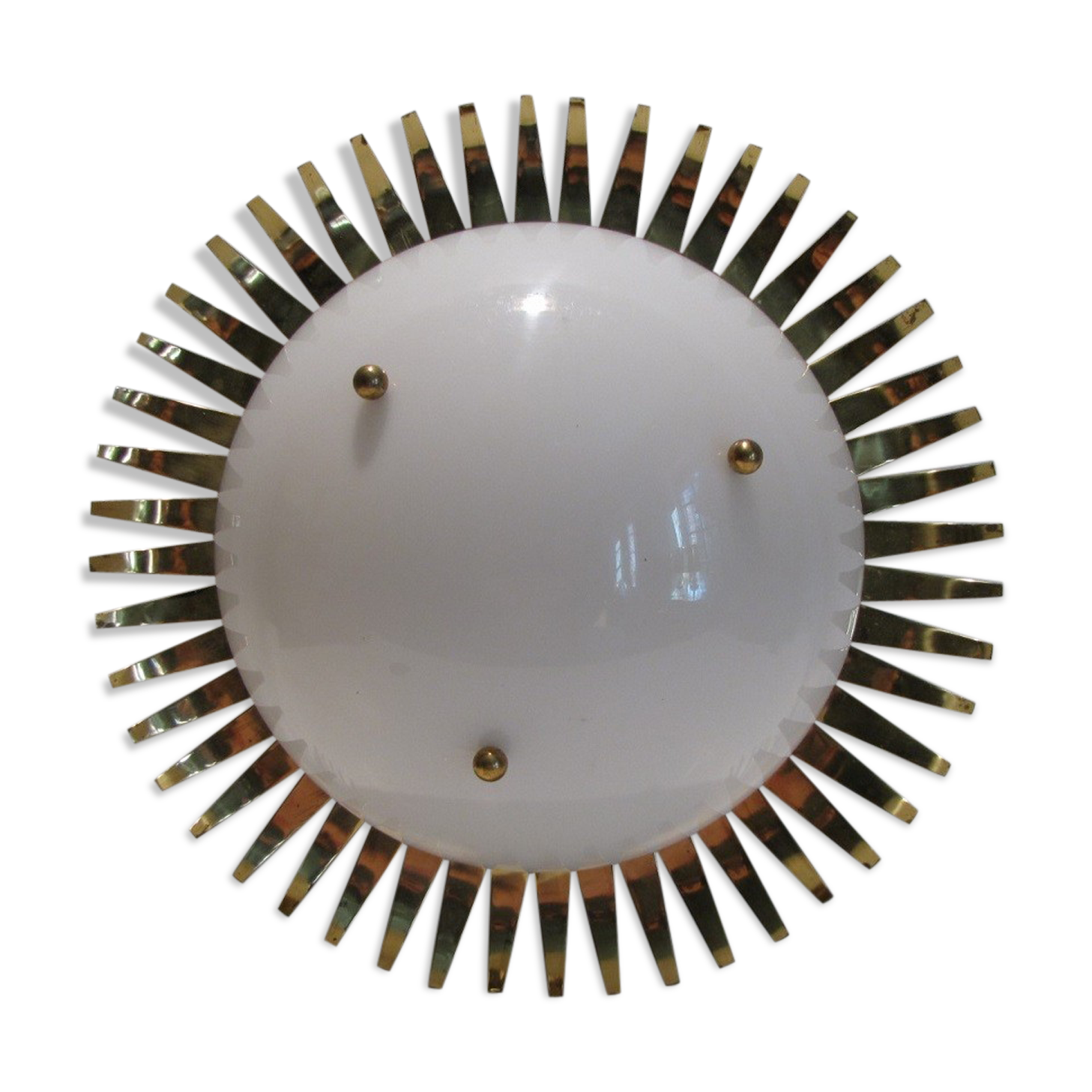 Ceiling light model sun Italy 1960