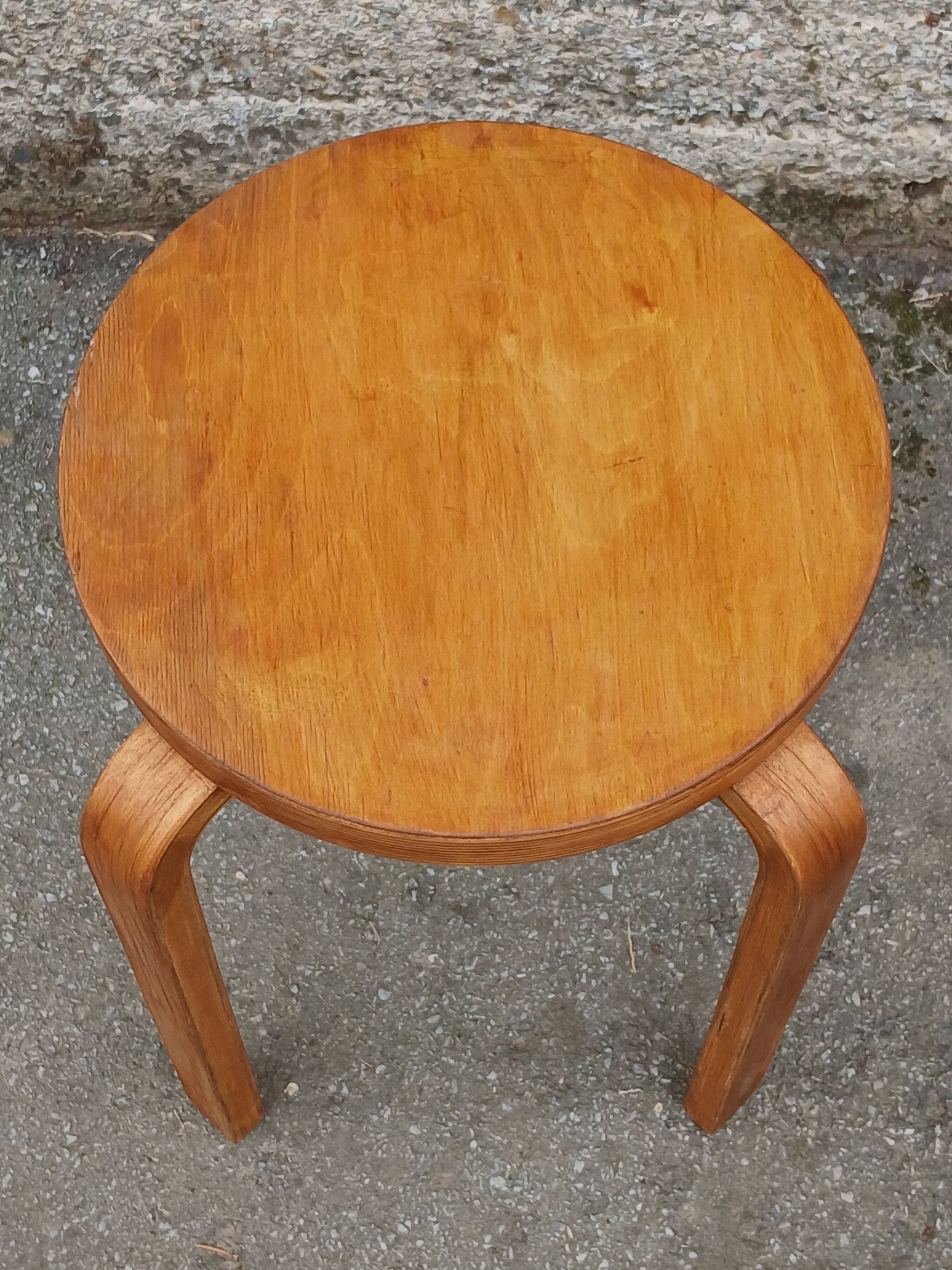 Alvar Aalto stool from the 1950s/60s