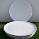 6 dessert plates in Godronnée porcelain from Limoges Bernardaud