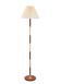 Scandinavian teak and brass floor lamp