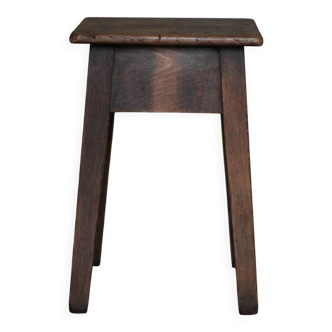 Antique wooden stool, occasional stool, workshop stool, interior decor